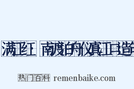 满江红·南渡泊舟仪真江口造句是什么意思的图片